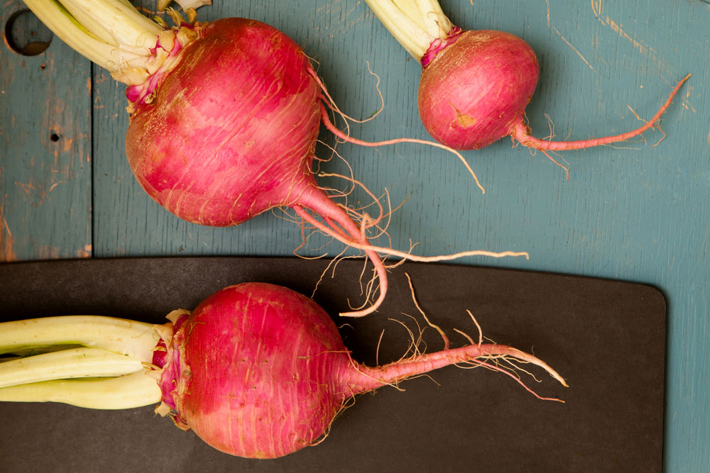 Northwest Fall Produce Turnips