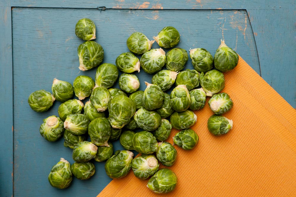 Northwest Fall Produce Brussels Sprouts
